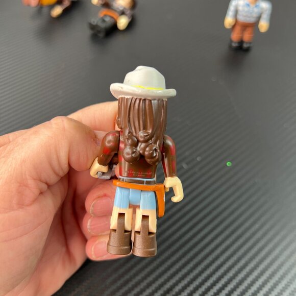 Roblox Wild West Sheriff Cowboy Indian Farmer Toy Figures Set Of 4 Cake Toppers - Picture 7 of 12